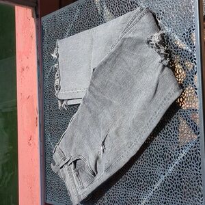 3x1 Denim Gray Cropped Jeans